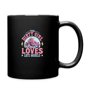 Dirt Bike Dirt Bike Riding Motocross Dirt Biking - Full Colour Mug - black - Right