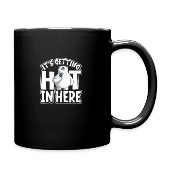 Polar Bear Global Warming Artic Seal hunting Ursus - Full Colour Mug - black - Right