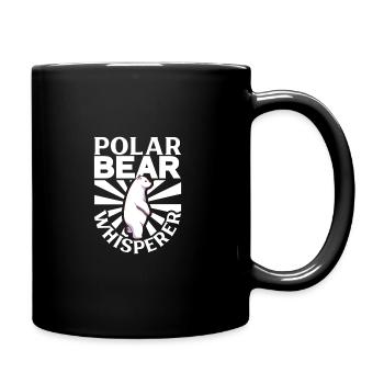 Polar Bear Global Warming Artic Seal hunting Ursus - Full Colour Mug - black - Right