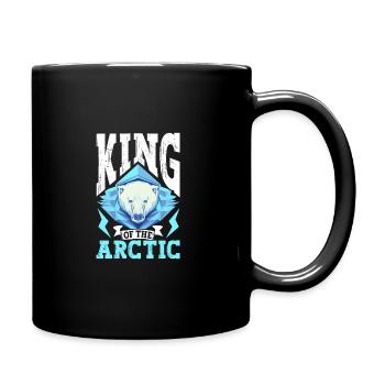 Polar Bear Global Warming Artic Seal hunting Ursus - Full Colour Mug - black - Right