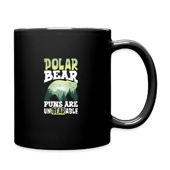 Polar Bear Global Warming Artic Seal hunting Ursus - Full Colour Mug - black - Right