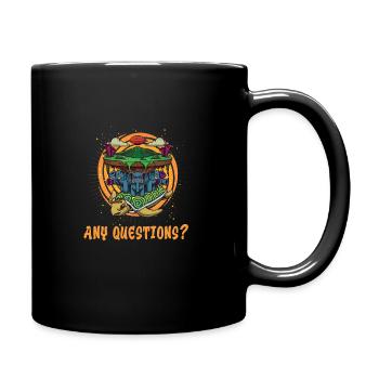 Flat Earth Theory Flat Earth Army Earth - Tasse einfarbig - Schwarz - Rechts