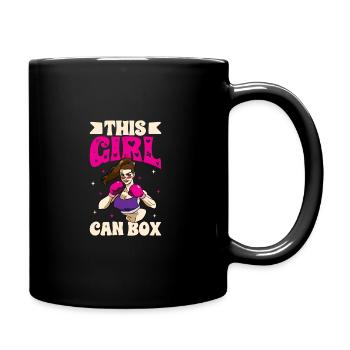 Women's Boxing Women's Boxing Boxer Women - Full Colour Mug - black - Right