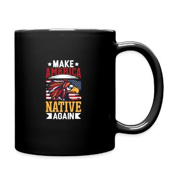Indian Aborigines History of the Indigenous People - Full Colour Mug - black - Right