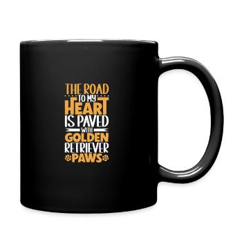 Golden Retriever Mom Dog Puppie Dog Sitter - Tasse einfarbig - Schwarz - Rechts