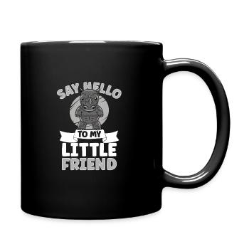 Rhino, Rhino, Safari, Zoo, Wilderness, Wildlife - Full Colour Mug - black - Right