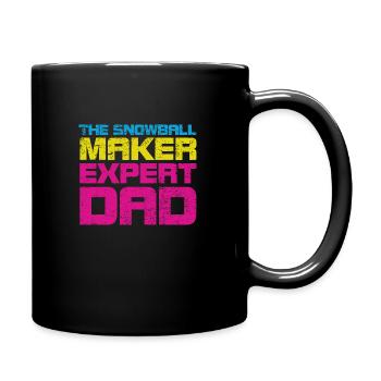 The Snowball Maker Expert Dad - Tasse einfarbig - Schwarz - Rechts