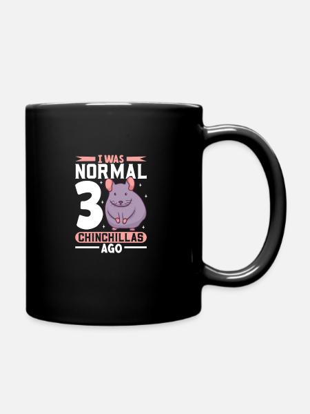 Chinchilla Liebhaber Geschenk Geschenkidee - Tasse einfarbig - Schwarz