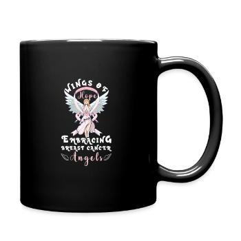 Breast cancer Awareness Support Survivors Pink - Tasse einfarbig - Schwarz - Rechts
