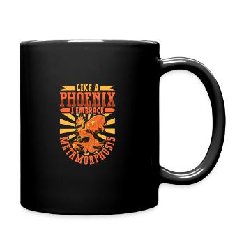 Phoenix Bird Mythical Creatures - Full Colour Mug - black - Right