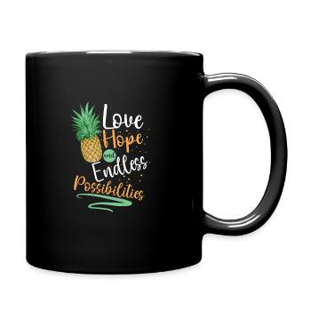 Day of embryo transfer IVF in vitro fertilization - Full Colour Mug - black - Right
