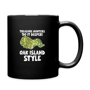 Oak Island / Chasse au trésor Oak Island Mystery - Mug uni - noir - Droite