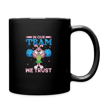 Tenue de pom-pom girl - Mug uni - noir - Droite