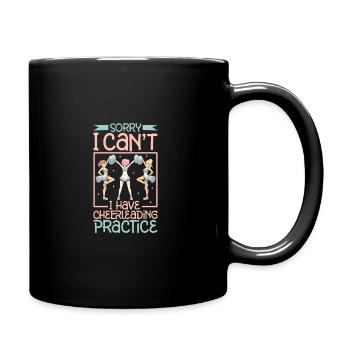 Tenue de pom-pom girl - Mug uni - noir - Droite