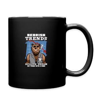 Börsenhändler Forex Trader Investor Trading - Tasse einfarbig - Schwarz - Rechts