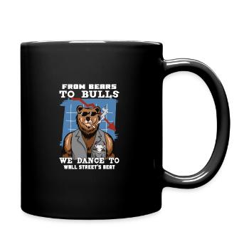 Börsenhändler Forex Trader Investor Trading - Tasse einfarbig - Schwarz - Rechts