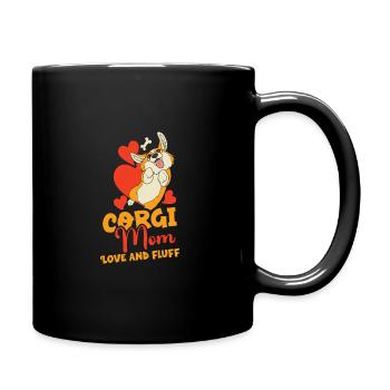 Dog Welsh Corgi Pet Dog Lover Puppy Welsh Dog - Tasse einfarbig - Schwarz - Rechts