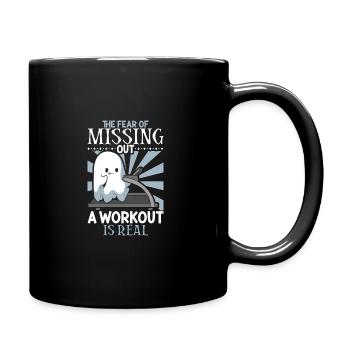 Bodybuilding Powerlifting Gewichtheben Fitness - Tasse einfarbig - Schwarz - Rechts