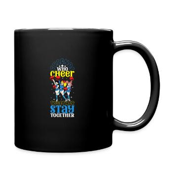Tenue de pom-pom girl - Mug uni - noir - Droite