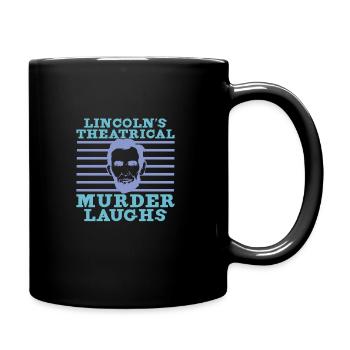 Abraham Lincoln Theate Theatre US History - Full Colour Mug - black - Right