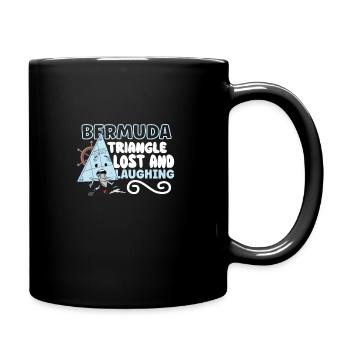 Mysteriöses Verschwindenlassen Im Bermudadreieck - Tasse einfarbig - Schwarz - Rechts