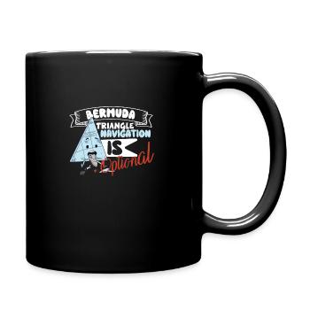 Mysteriöses Verschwindenlassen Im Bermudadreieck - Tasse einfarbig - Schwarz - Rechts