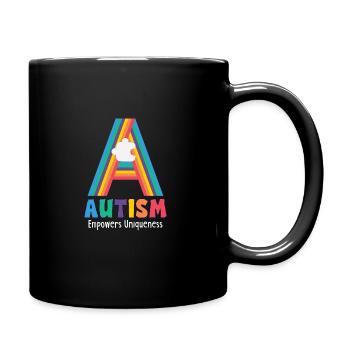 Autism Awareness Autism Disease - Full Colour Mug - black - Right