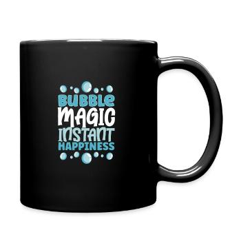 Seifenherstellung Seifensieder Seifenblasen Bubble - Tasse einfarbig - Schwarz - Rechts