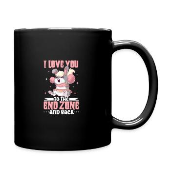 Tenue de pom-pom girl - Mug uni - noir - Droite