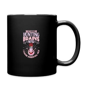 Huiles essentielles pour l’horreur d’Halloween. Essentiel - Mug uni - noir - Droite