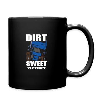 Sprint Car Mom Dirt Track Racing Race Day - Full Colour Mug - black - Right