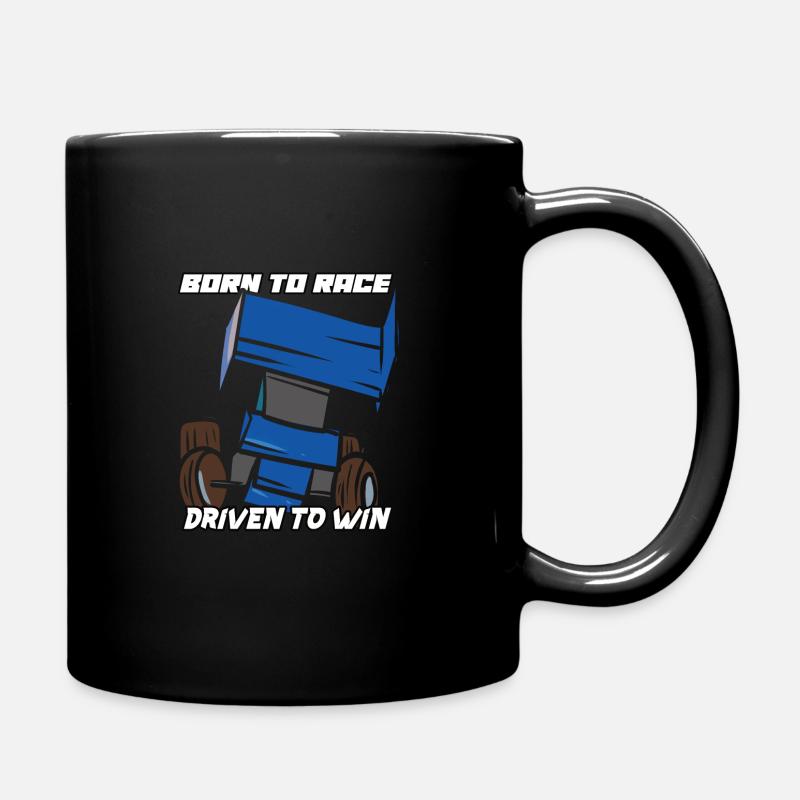 Sprint Car Mom Dirt Track Racing Renntag - Tasse einfarbig - Schwarz