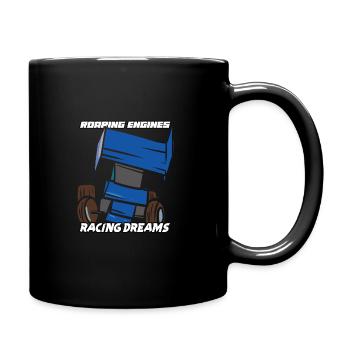 Sprint Car Mom Dirt Track Racing Race Day - Mug uni - noir - Droite