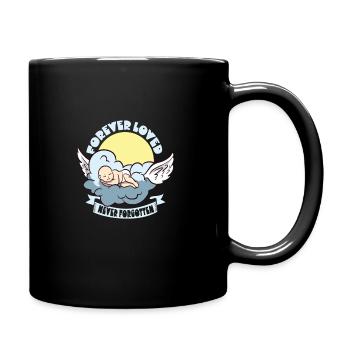 infant loss, miscarriage, consciousness, - Full Colour Mug - black - Right