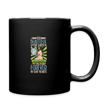 infant loss, miscarriage, consciousness, - Full Colour Mug - black - Right