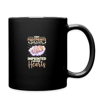 infant loss, miscarriage, consciousness, - Full Colour Mug - black - Right