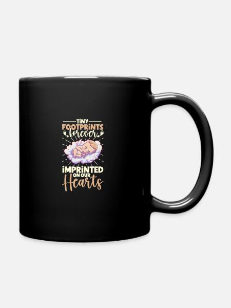 Säuglingsverlust, Fehlgeburt, Bewusstsein, - Tasse einfarbig - Schwarz