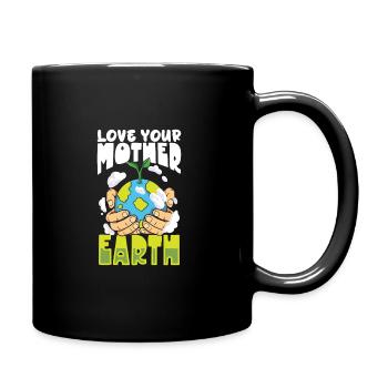 Changement climatique Environnement Jour de la Terre Planète - Mug uni - noir - Droite