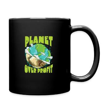Changement climatique Environnement Jour de la Terre Planète - Mug uni - noir - Droite