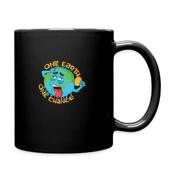 Changement climatique Environnement Jour de la Terre Planète - Mug uni - noir - Droite