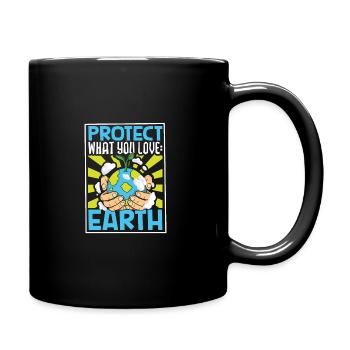 Changement climatique Environnement Jour de la Terre Planète - Mug uni - noir - Droite