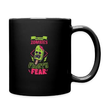 Eiscreme-liebhaber Lustiges Eis Ich Liebe - Tasse einfarbig - Schwarz - Rechts
