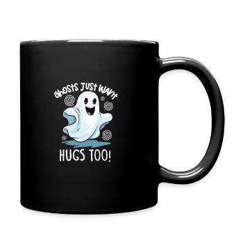 Paranormal Research Halloween Ghost Hunter - Full Colour Mug - black - Right