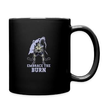 Cordes d'entraînement à la corde, cordes de combat, cadeaux de remise en forme - Mug uni - noir - Droite