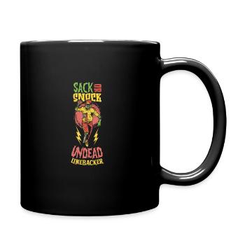 Horror Zombie Player Zombie Linebacker Soccer - Mug uni - noir - Droite