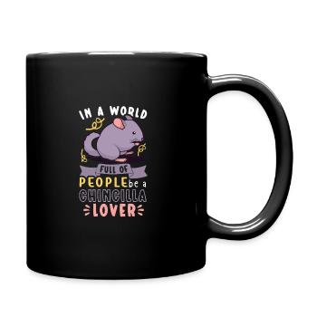 Chinchilla Owner Chinchilla Enthusiast - Full Colour Mug - black - Right
