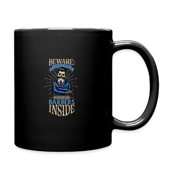Horreur Spooky Coiffeur Coiffeur Cheveux - Mug uni - noir - Droite
