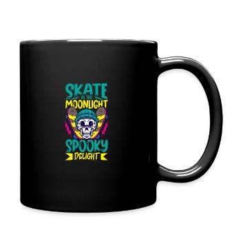 Horror Skateboarder Halloween Skateboard Cadeau - Mug uni - noir - Droite