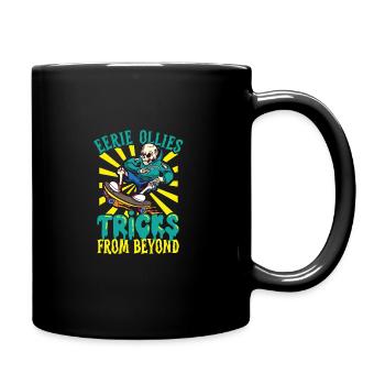 Horror Skateboarder Halloween Skateboard Cadeau - Mug uni - noir - Droite