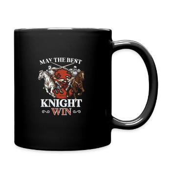 Ritterritter Mittelalterliche Renaissance-rüstung - Tasse einfarbig - Schwarz - Rechts